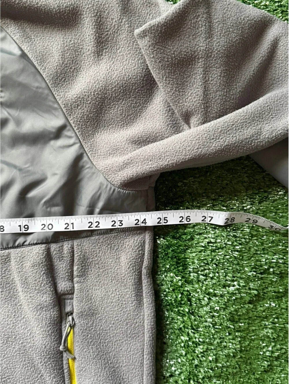 The North Face Fleece Gray-Neon Jacket| Size XL